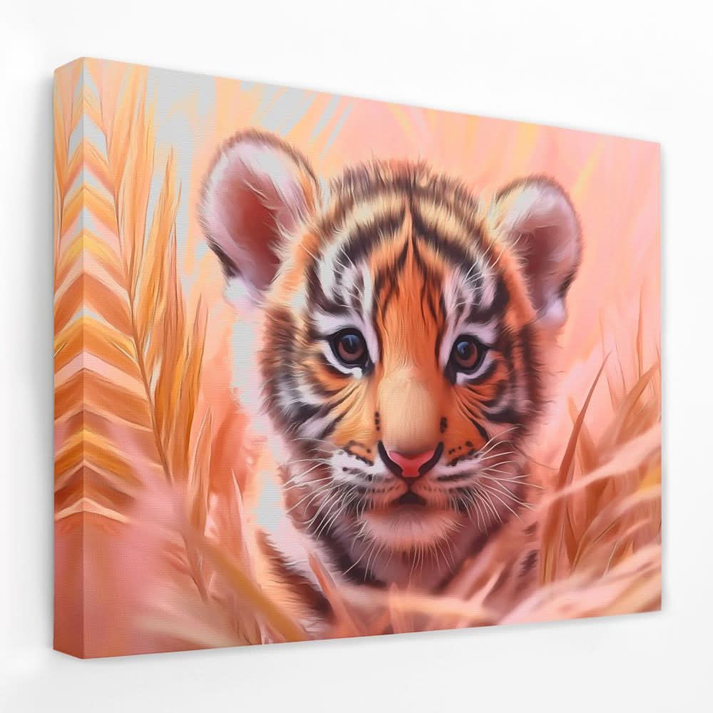 Quiet Paws - Animals Canvas Wall Art