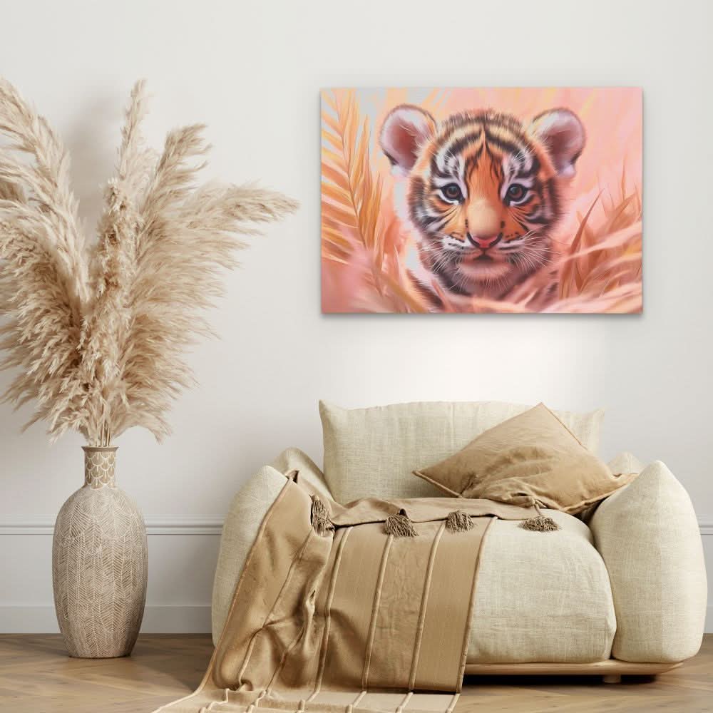 Quiet Paws - Large Canvas Print