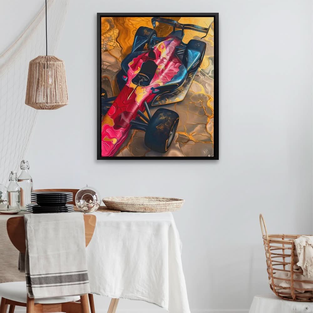 Racing Surrealism - Large Abstract Canvas Print
