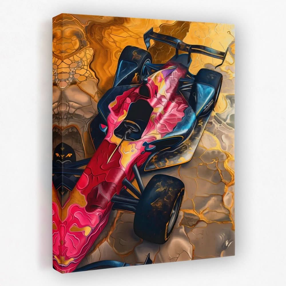 Racing Surrealism - Automobile Canvas Wall Art