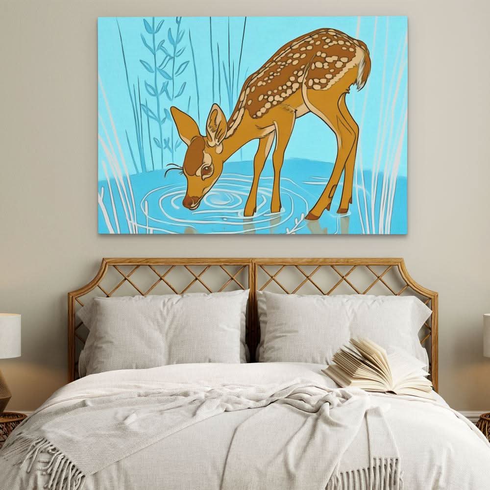 Radiant Calm - Animals Art for Bedroom