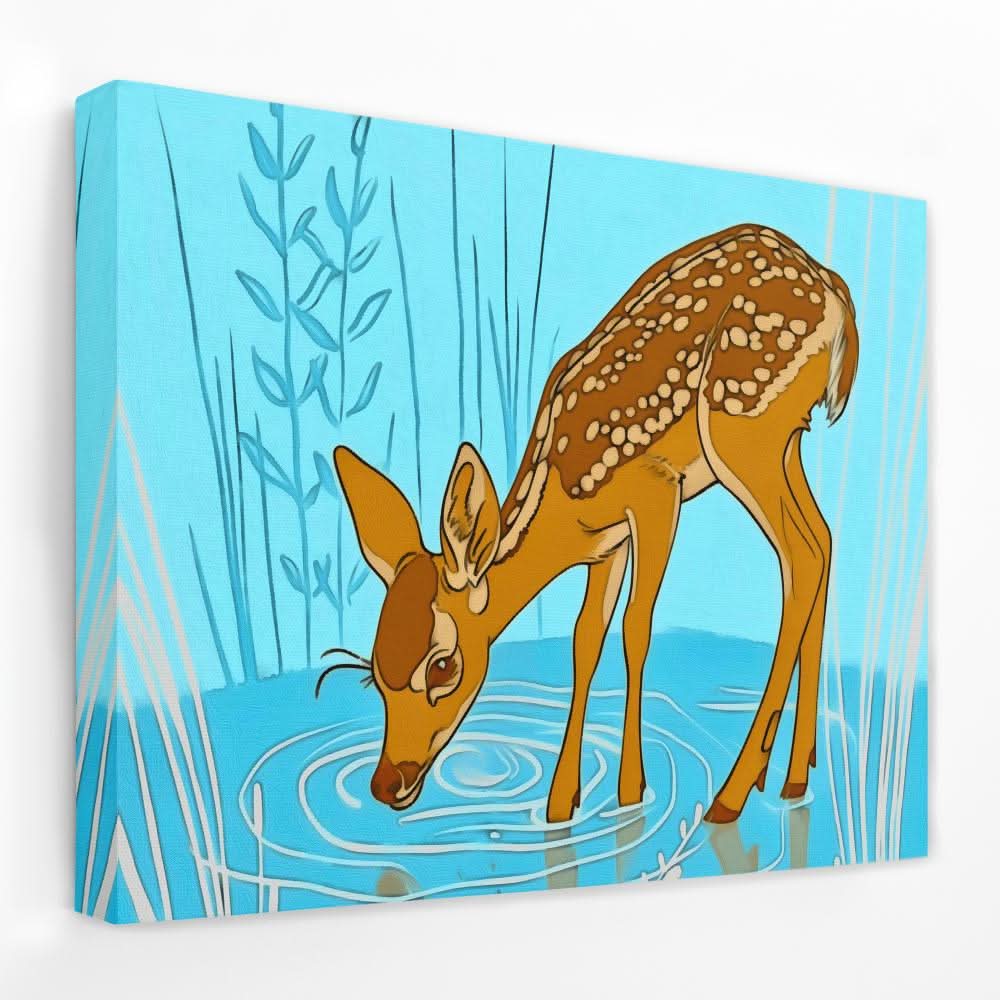Radiant Calm - Animals Canvas Wall Art