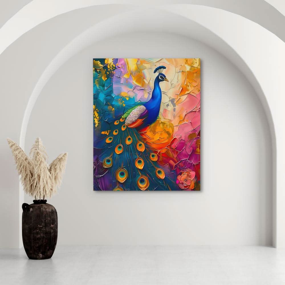 Radiant Realm - Colorful Canvas Wall Art