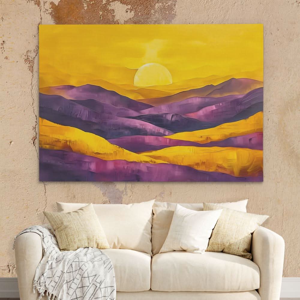 Radiant Reflection - Landscapes Wall Art in Black Frame