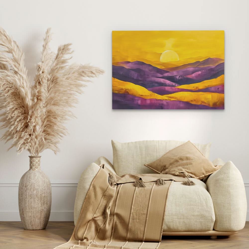 Radiant Reflection - Abstract Wall Art in Black Frame