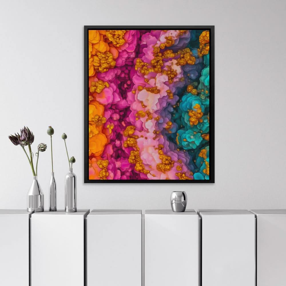 Rainbow Bloom - Colorful Wall Art for Home Office