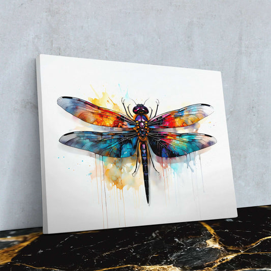 Rainbow Dragonfly - Luxury Wall Art
