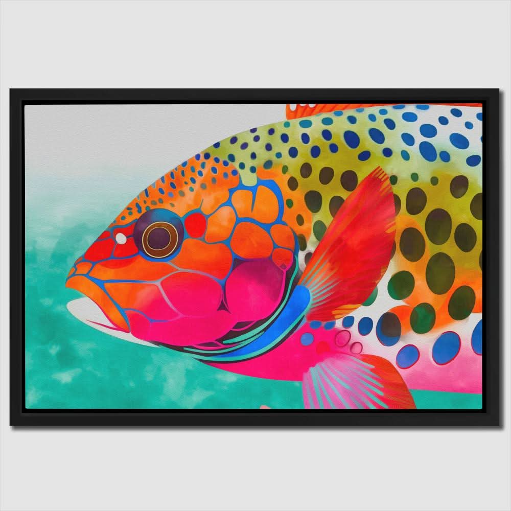 Rainbow Fish - Animals Art for Kids Room
