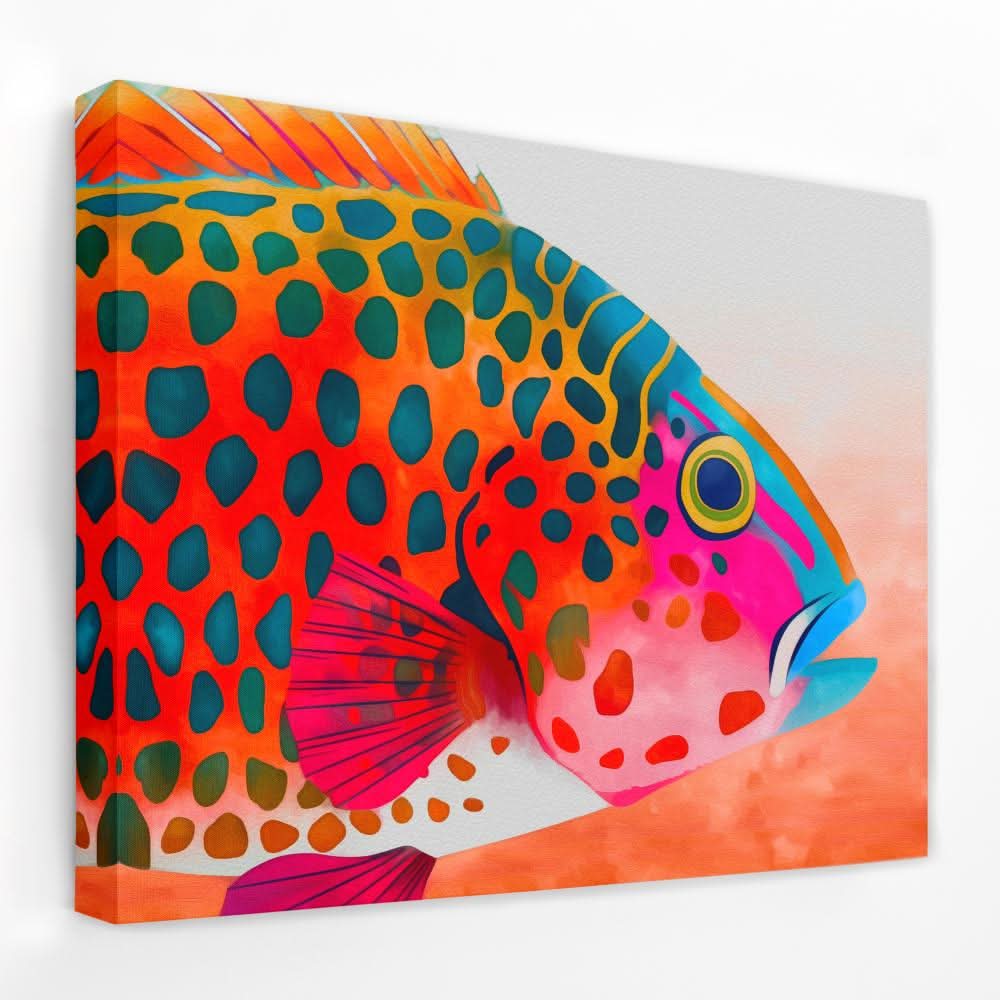 Rainbow Trout - Animals Canvas Wall Art