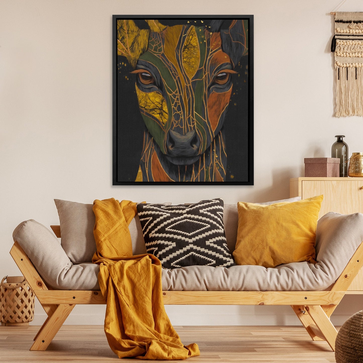 Ram's Cosmic Oracle - Luxury Wall Art