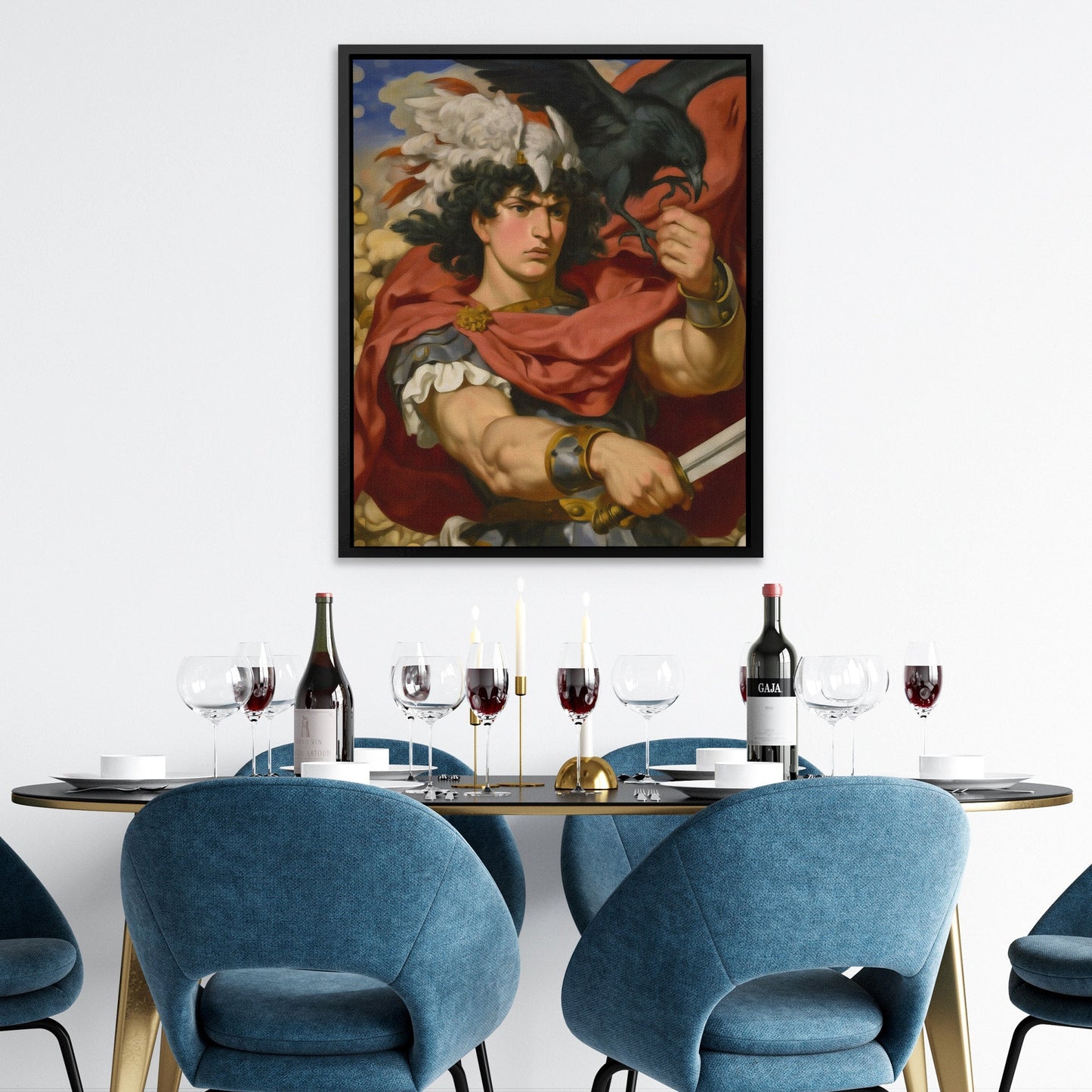 Raven's War Companion - Luxury Wall Art