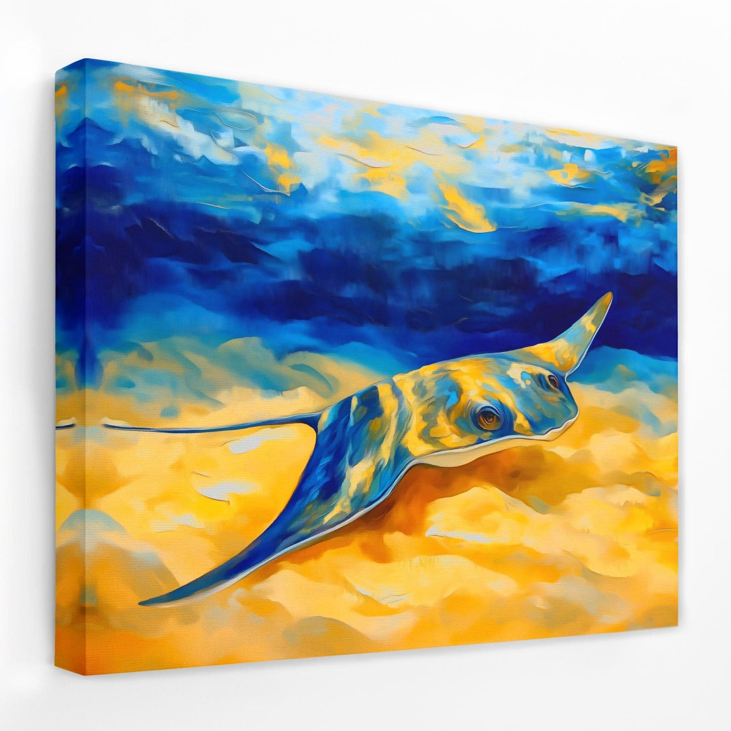 Rays of the Deep - Beach House Canvas Wall Art