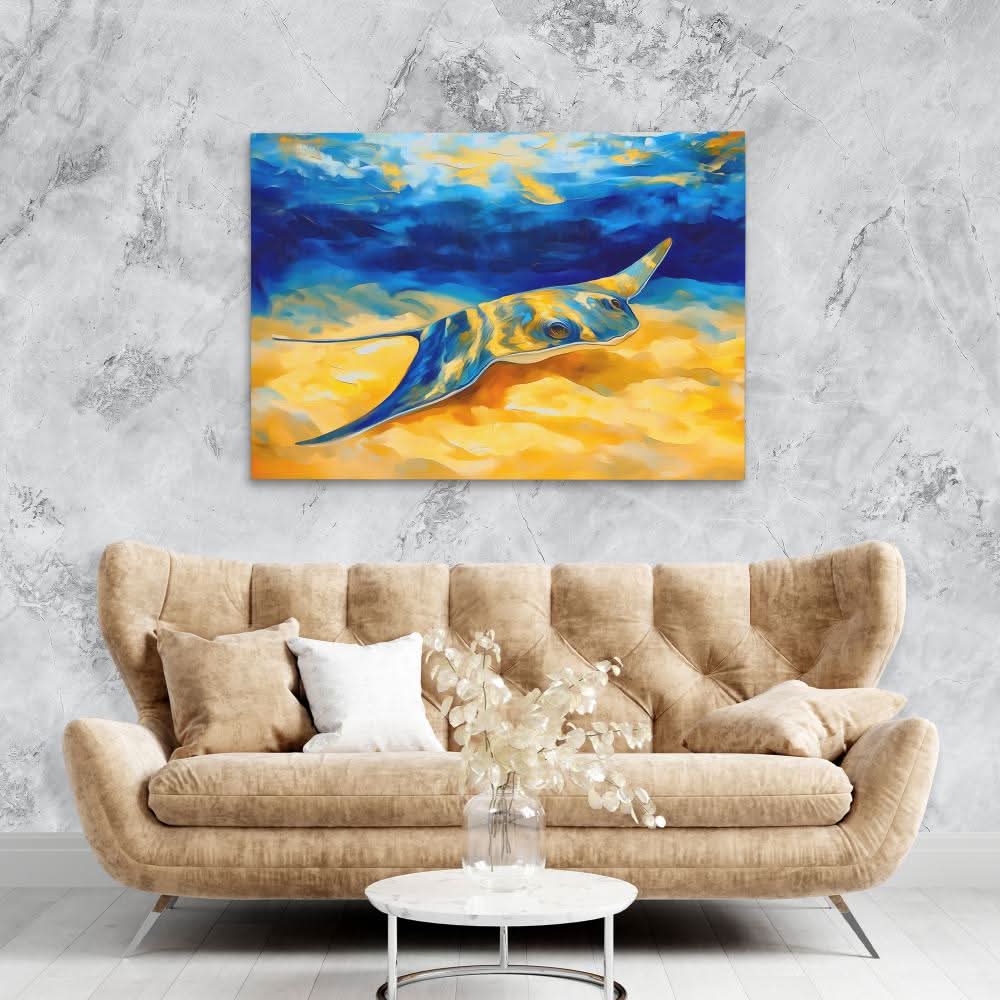 Rays of the Deep - Large Canvas Print