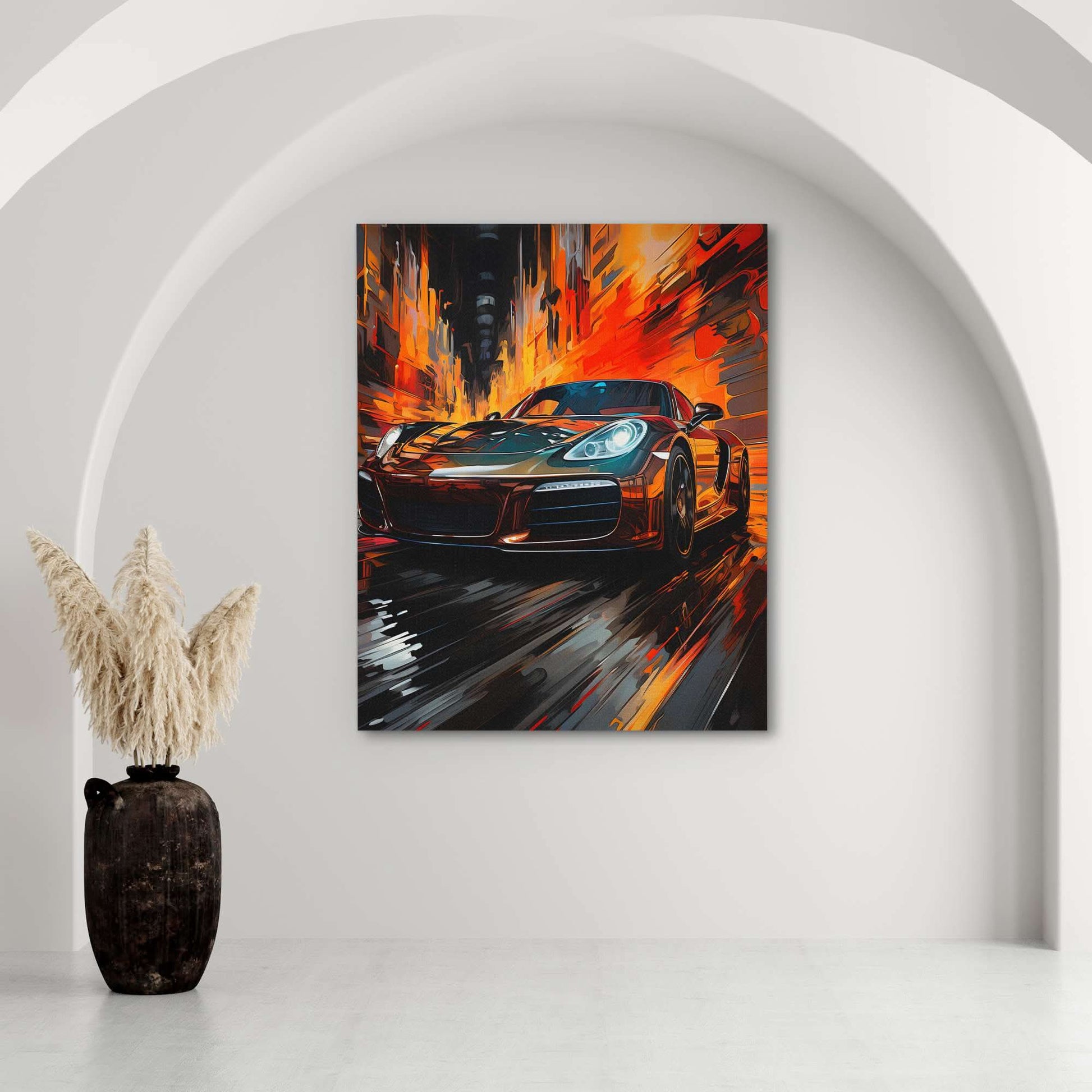 Red Lights - Luxury Wall Art