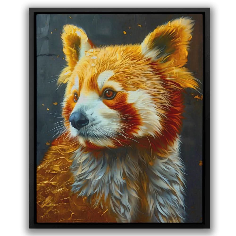 Red Panda Bear - Brown Bear Canvas Print