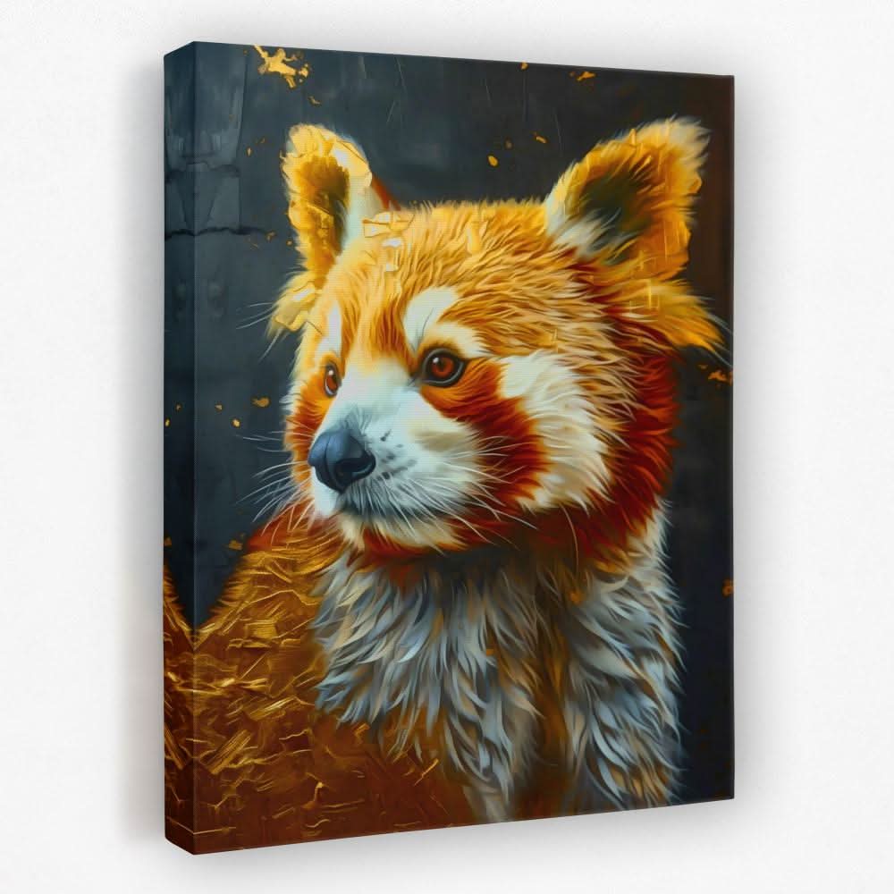Red Panda Bear - Animals Canvas Wall Art