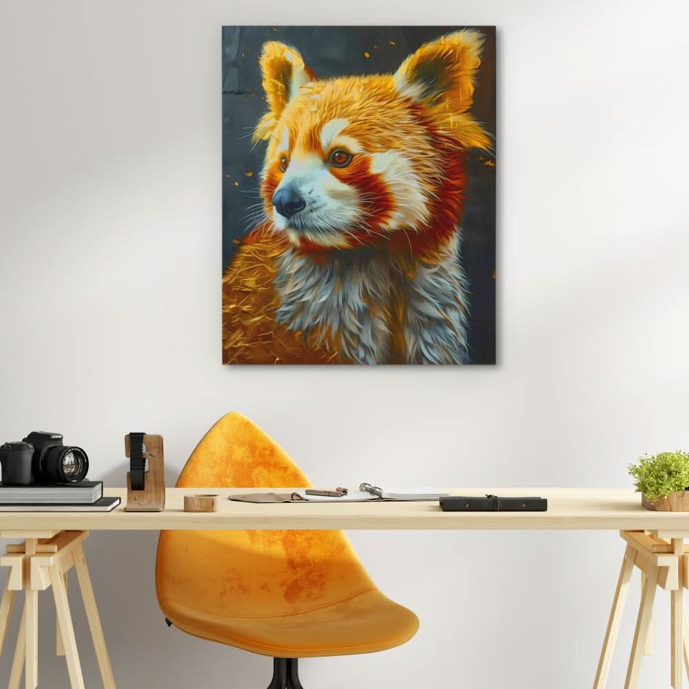 Red Panda Bear - Animals Art for Bedroom