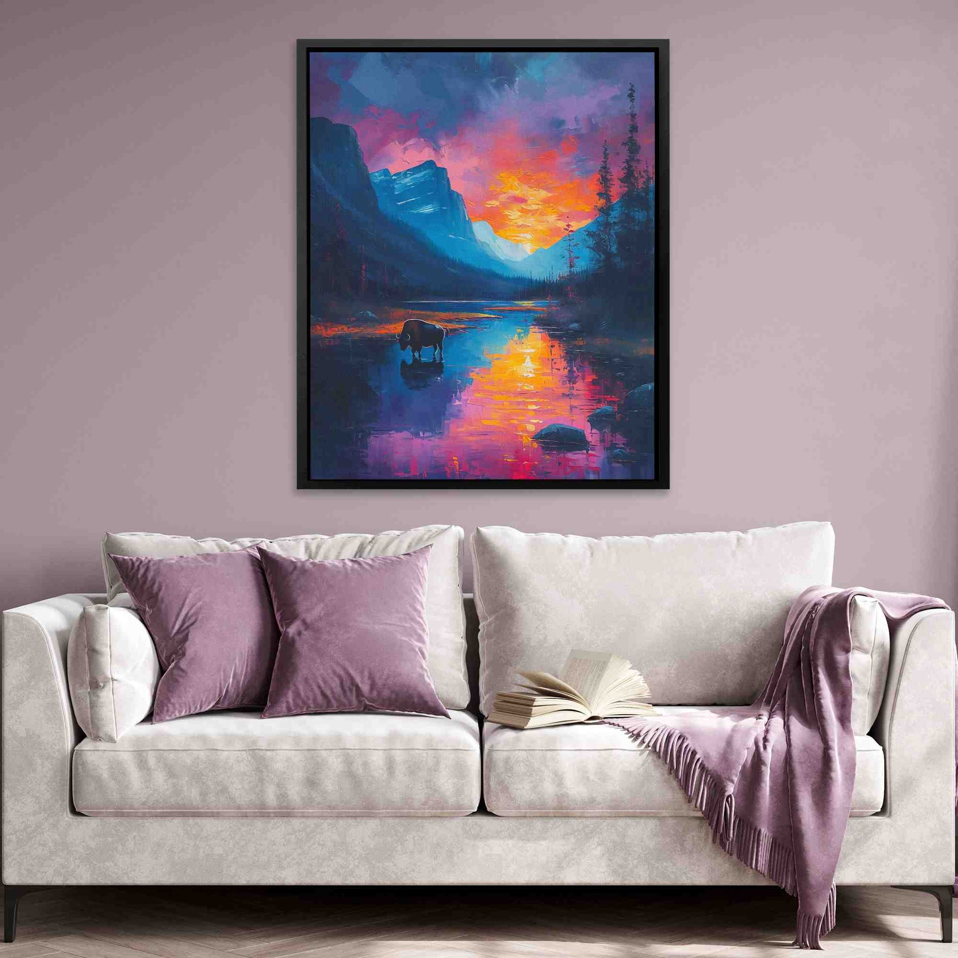 Refined Reflection - Bison Art