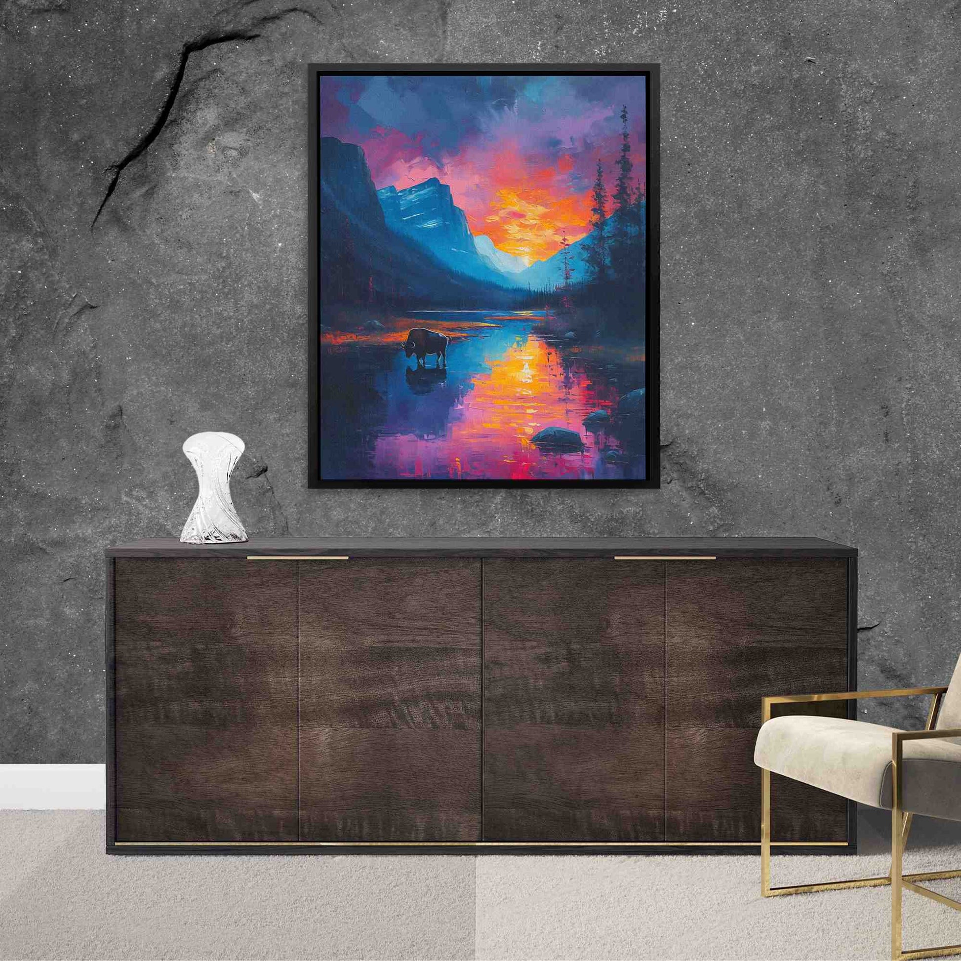 Refined Reflection - Large Canvas Print