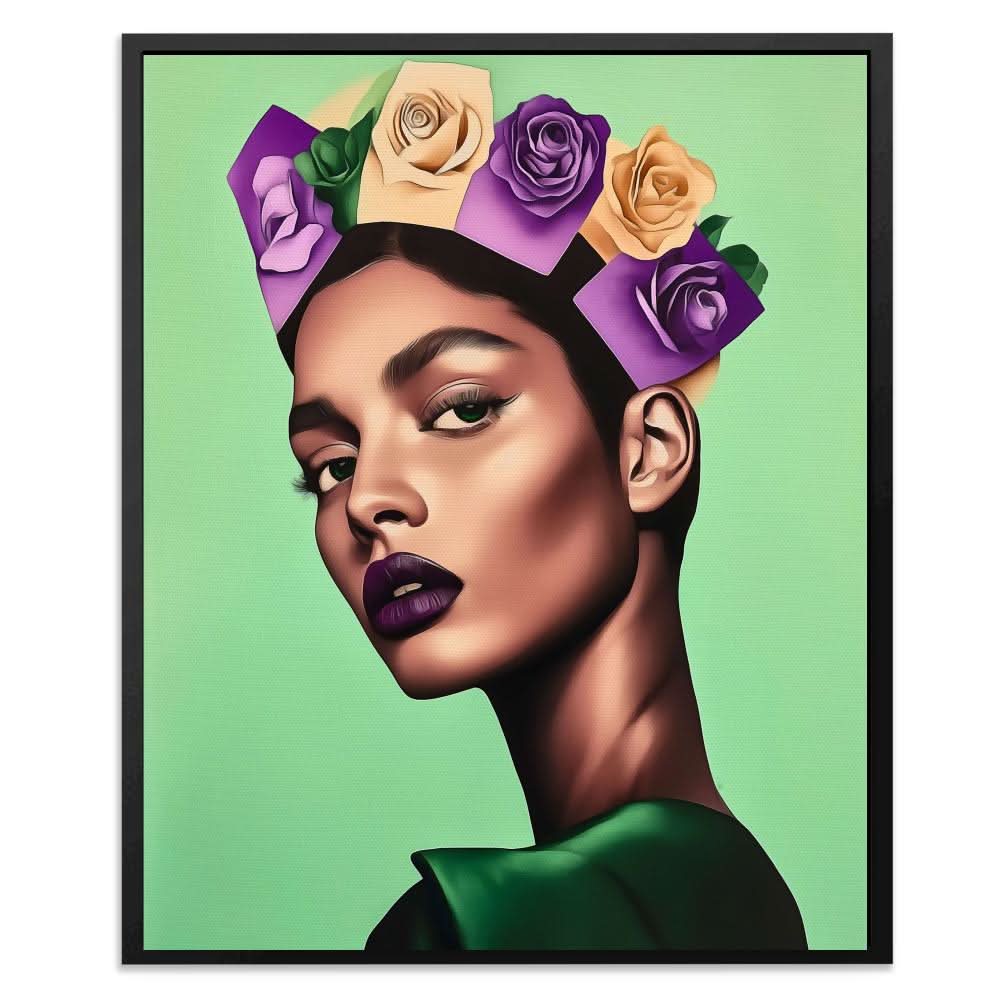 Regal Bloom - Fashion Art for Lounge