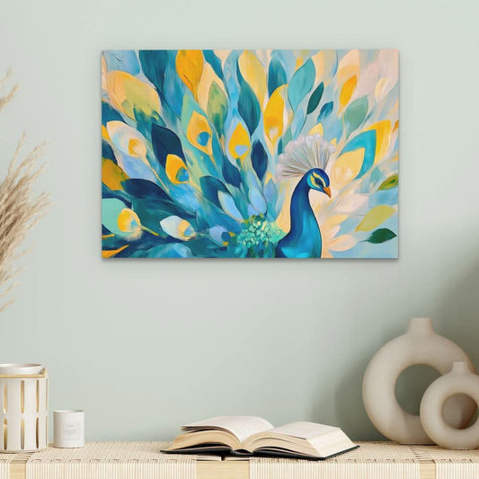 Regal Display - Abstract Wall Art in Black Frame