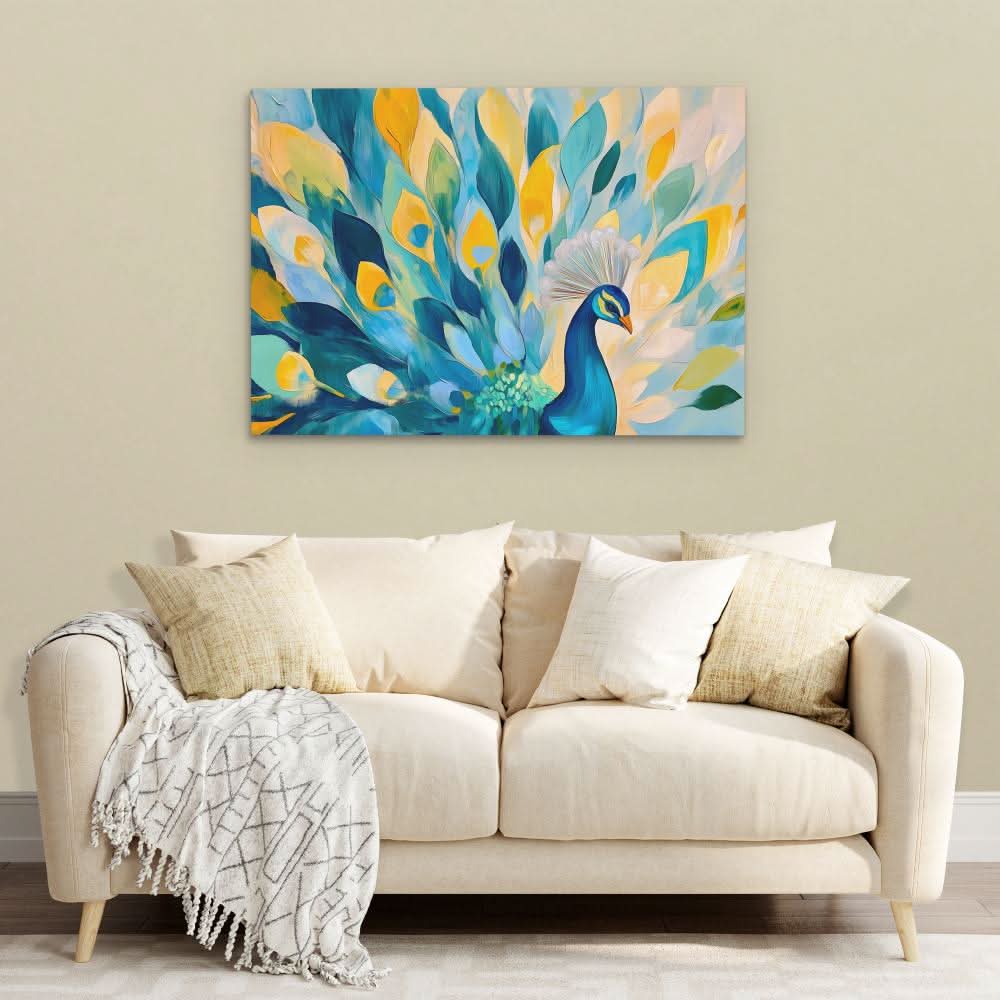 Regal Display - Large Abstract Canvas Print