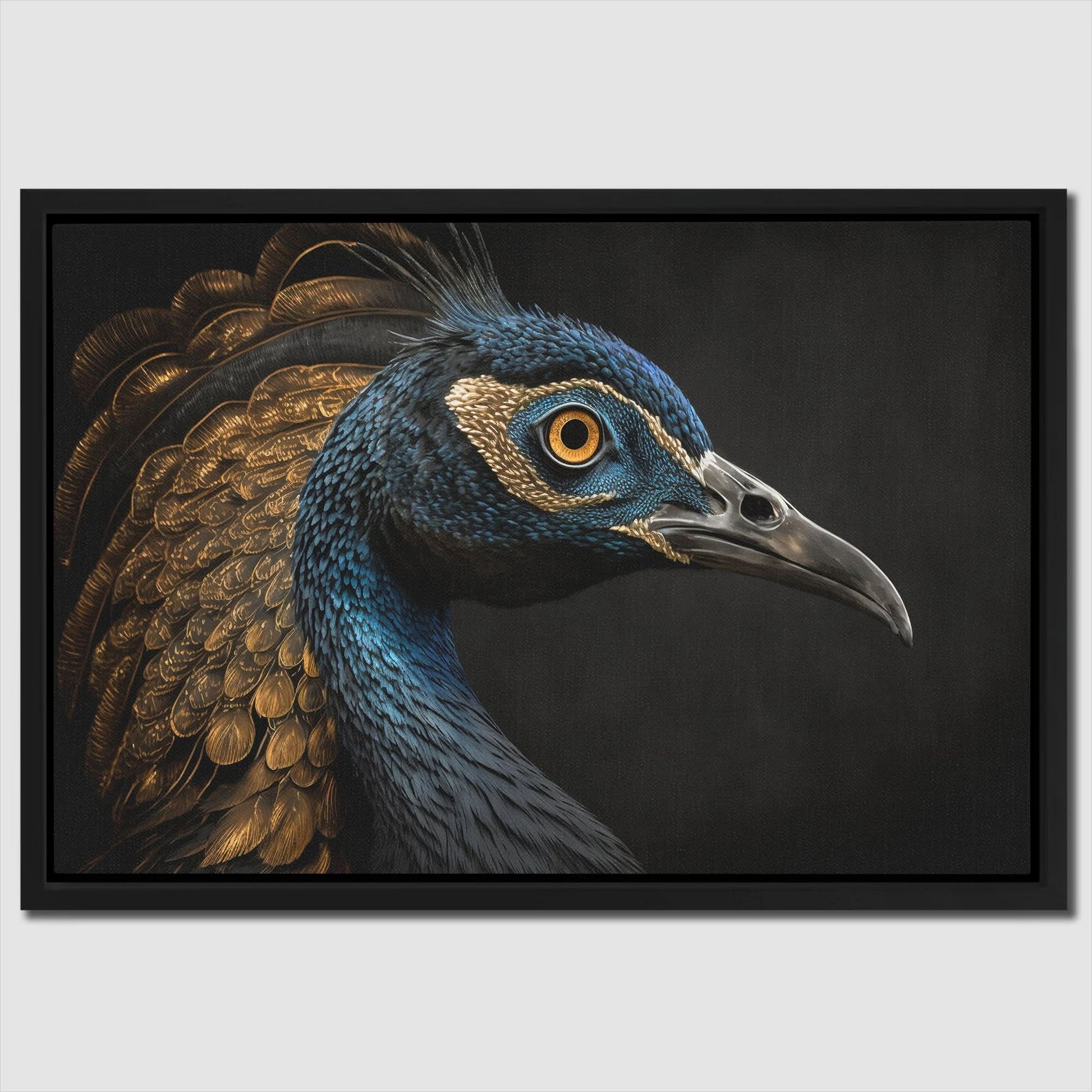 Regal Peacock - Bird Canvas Print