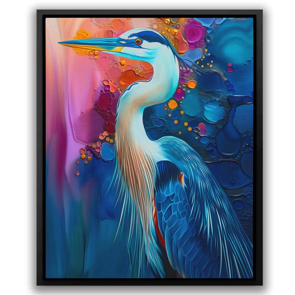 Regal Resplendence - Wall Art in Black Frame