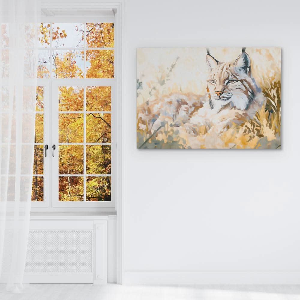 Resting Lynx - Animals Art for Bedroom