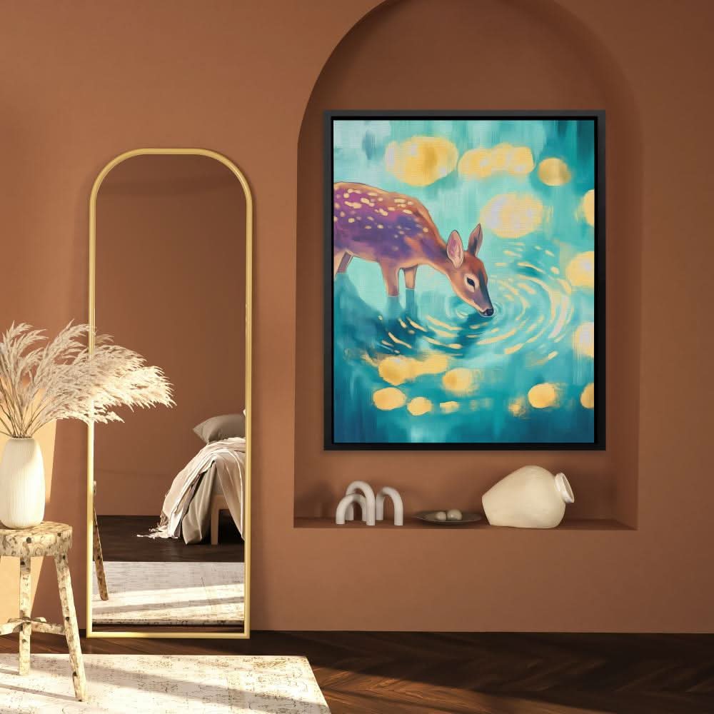 Rippled Reflection - Large Canvas Print