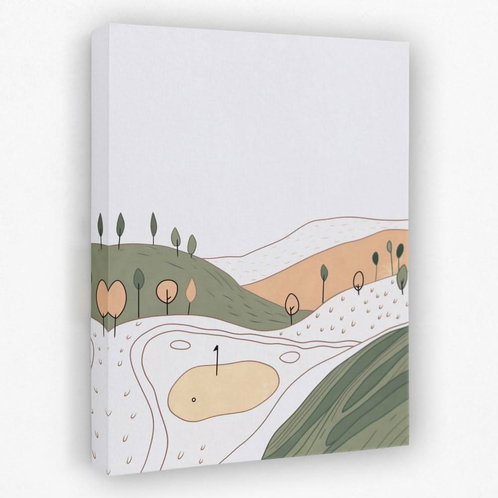 Rolling Fairways - Golf Canvas Wall Art