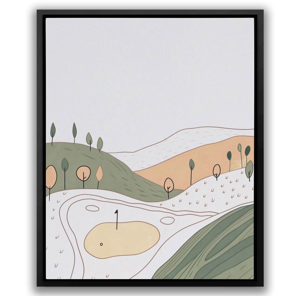 Rolling Fairways - Golf Art for Home Office