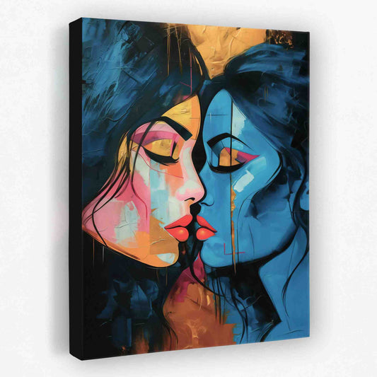 Romantic Mystery - Female Canvas Wall Art
