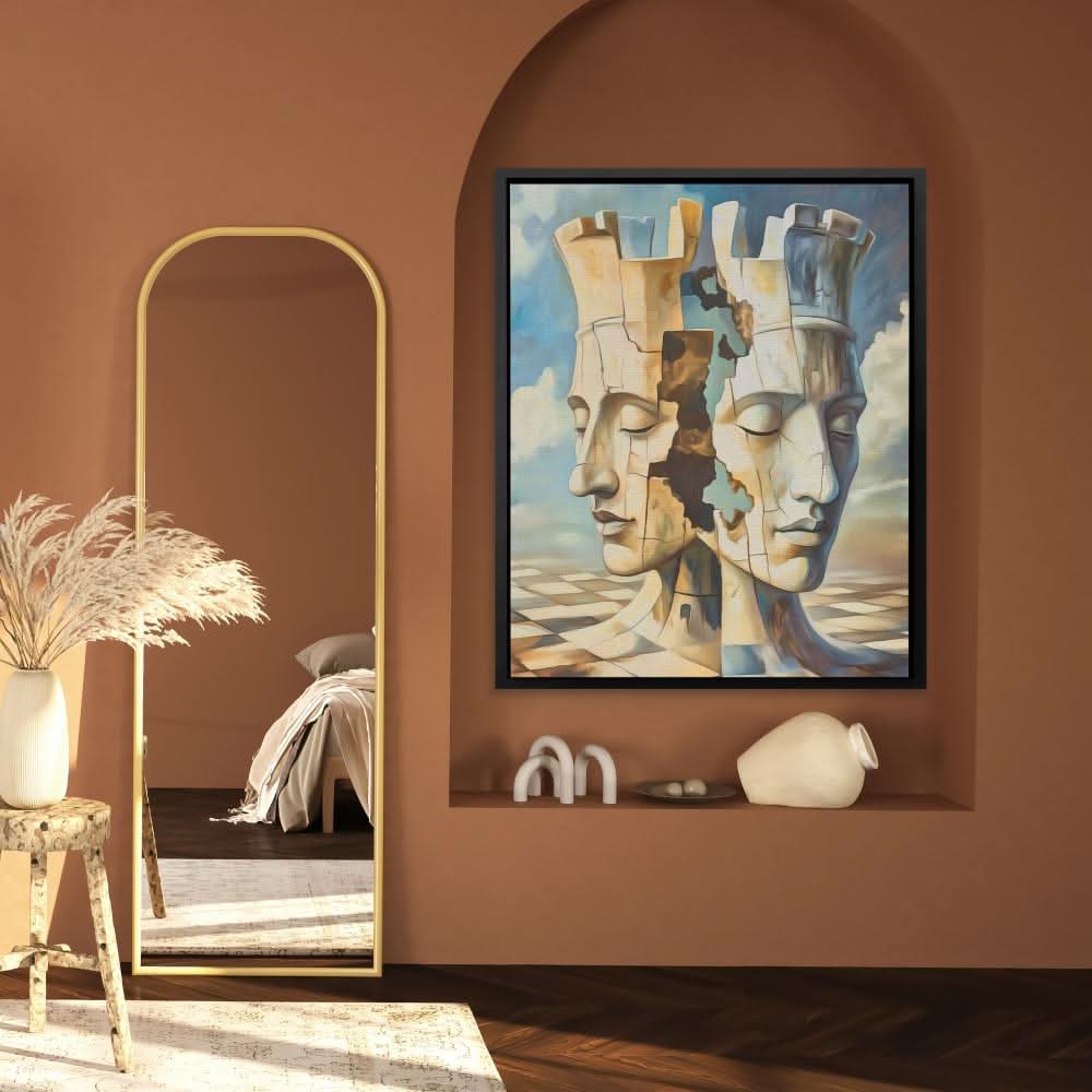 Rooks of Reflection - Large Figurative Canvas Print