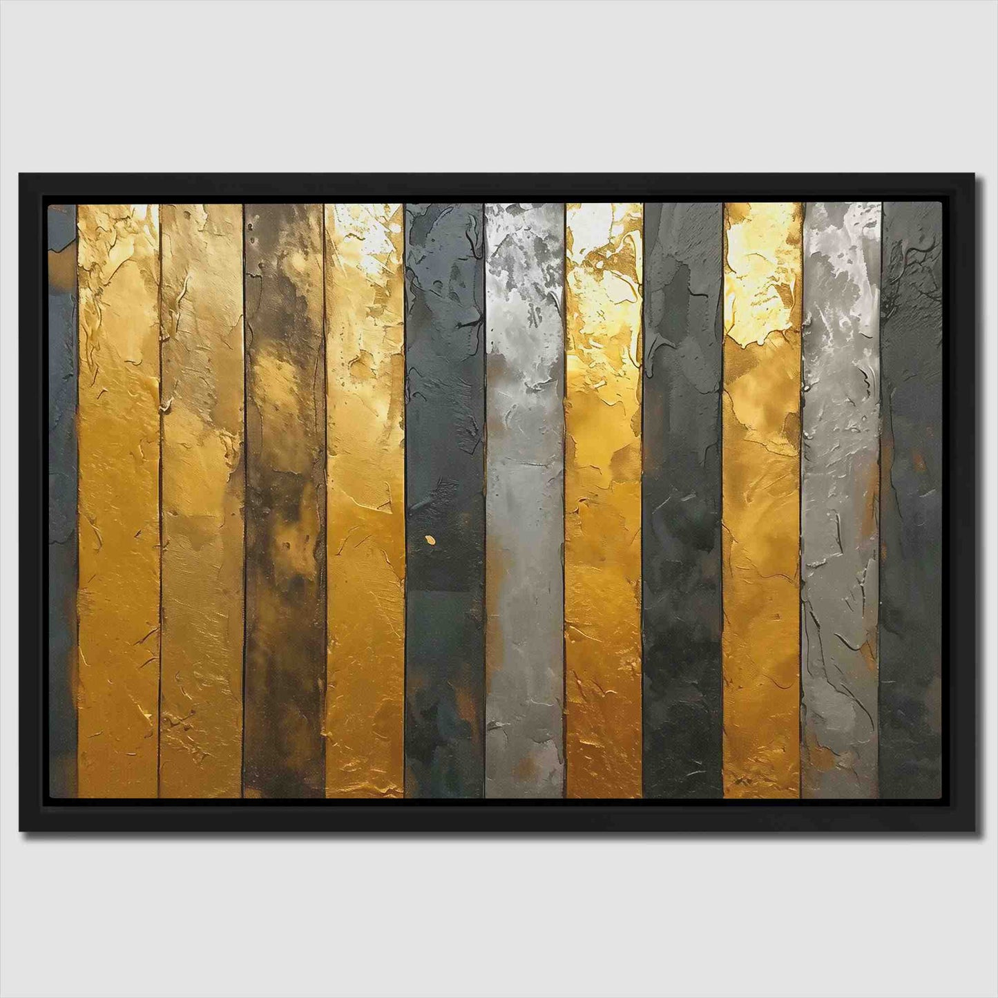 Royal Bars - Rustic Wall Art in Black Frame