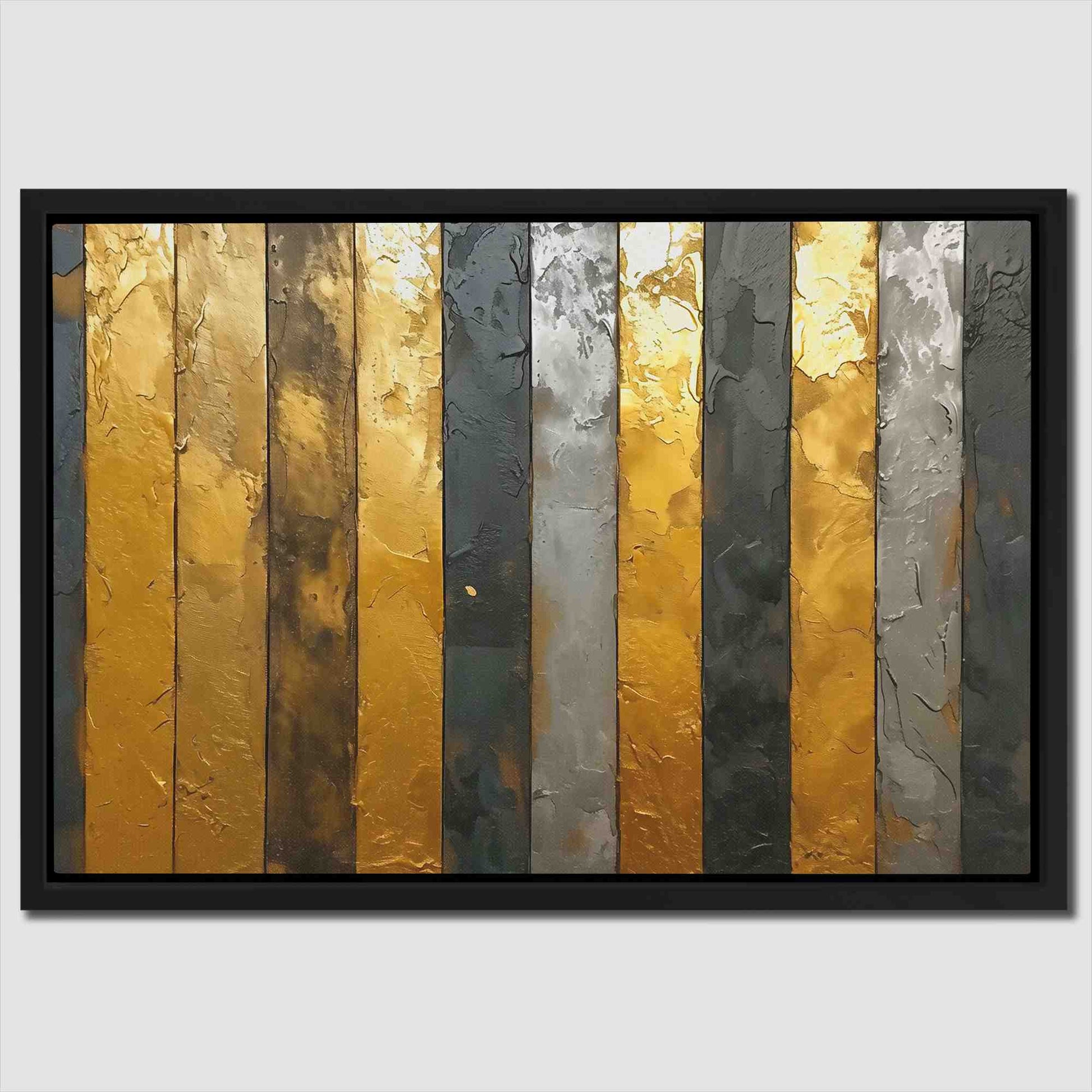 Royal Bars - Rustic Wall Art in Black Frame