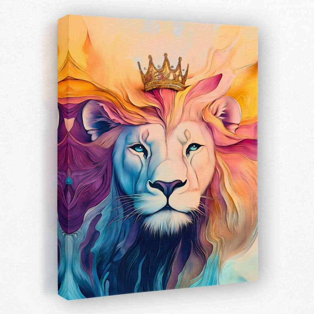 Royal Blaze - King and Queen Canvas Wall Art