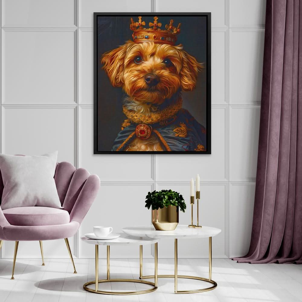 Royal Canine - Crown Wall Art in Black Frame