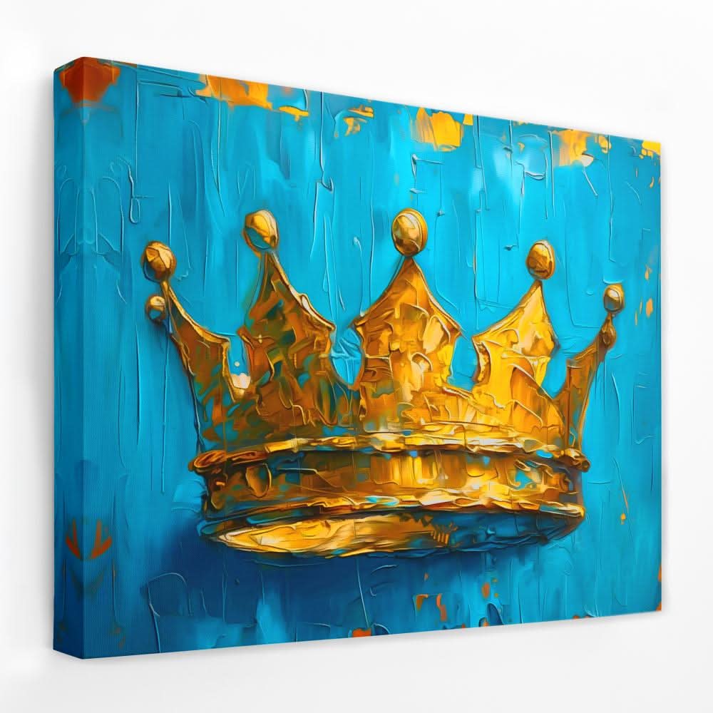 Royal Emblem - Crown Canvas Wall Art