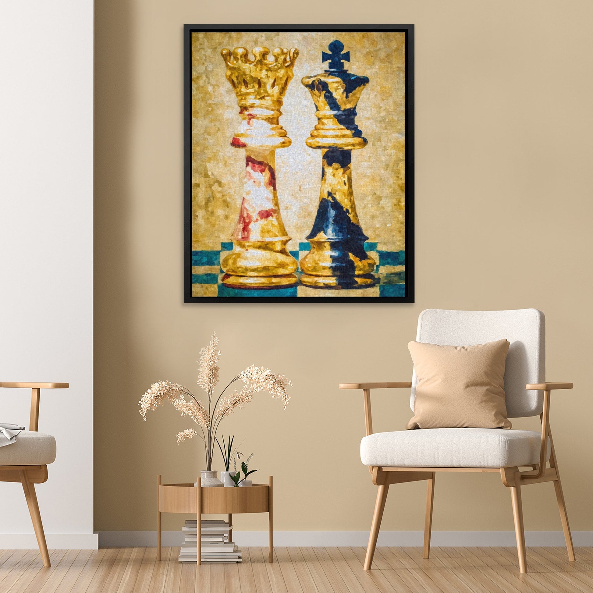 Royal Endgame Tension - Luxury Wall Art