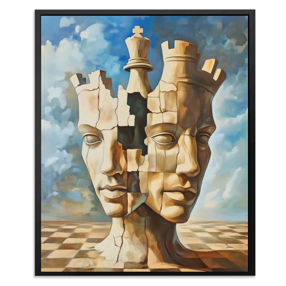 Royal Fragmentation - Chess Art for Game Room