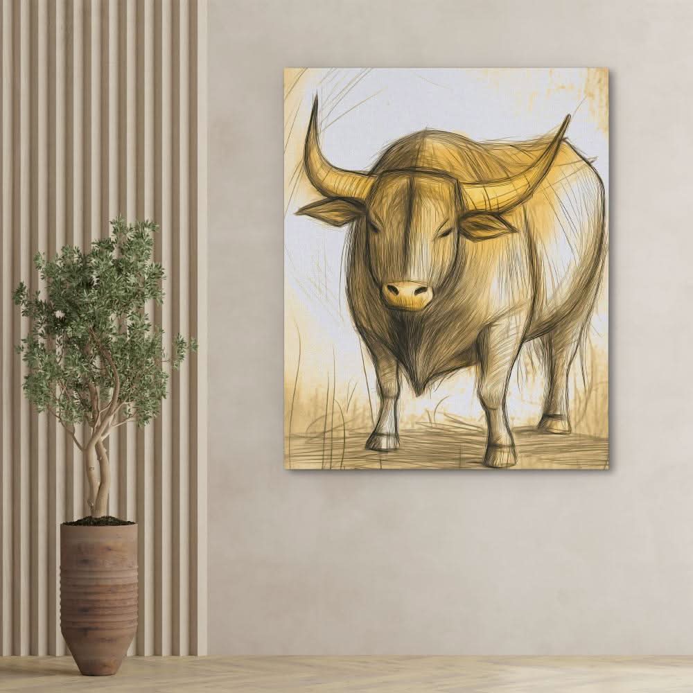 Rustic Strength - Large Canvas Print