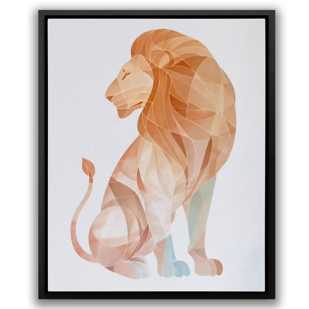Sacred Awakening - Beige Canvas Print