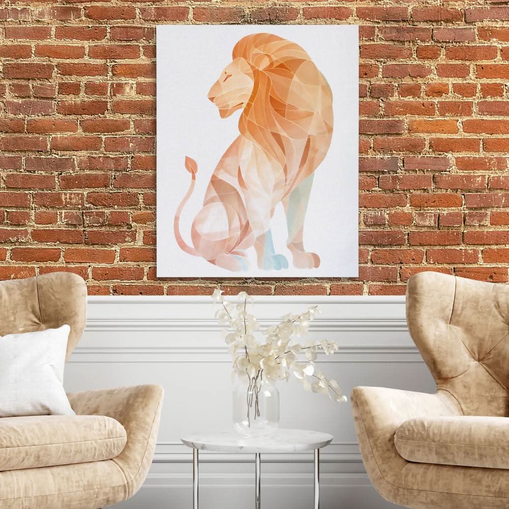 Sacred Awakening - Beige Wall Art for Bedroom