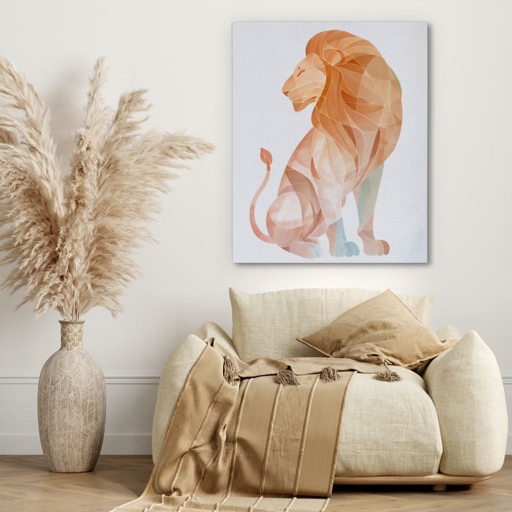 Sacred Awakening - Figurative Wall Art in Black Frame