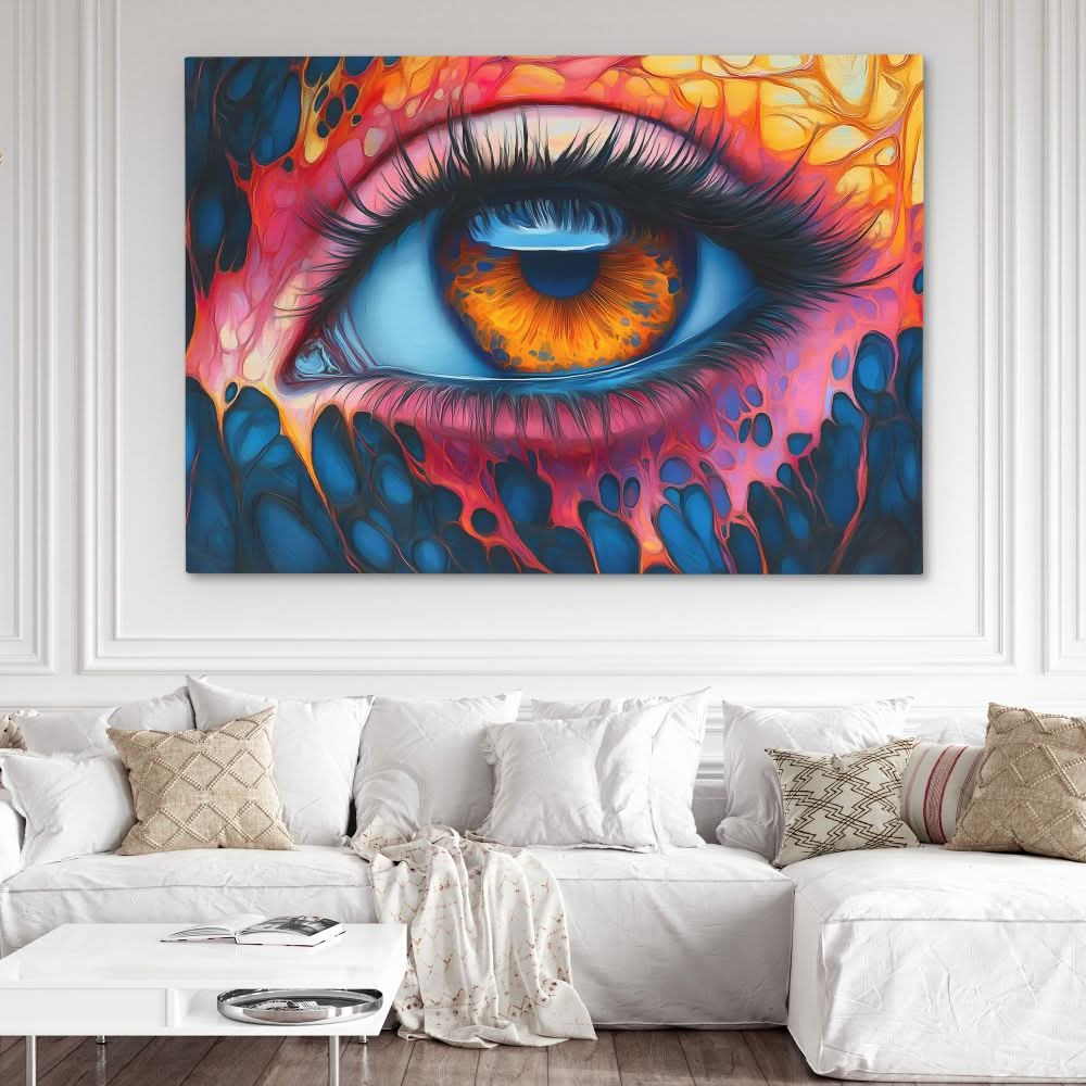 Sad Chaos - Large Abstract Canvas Print