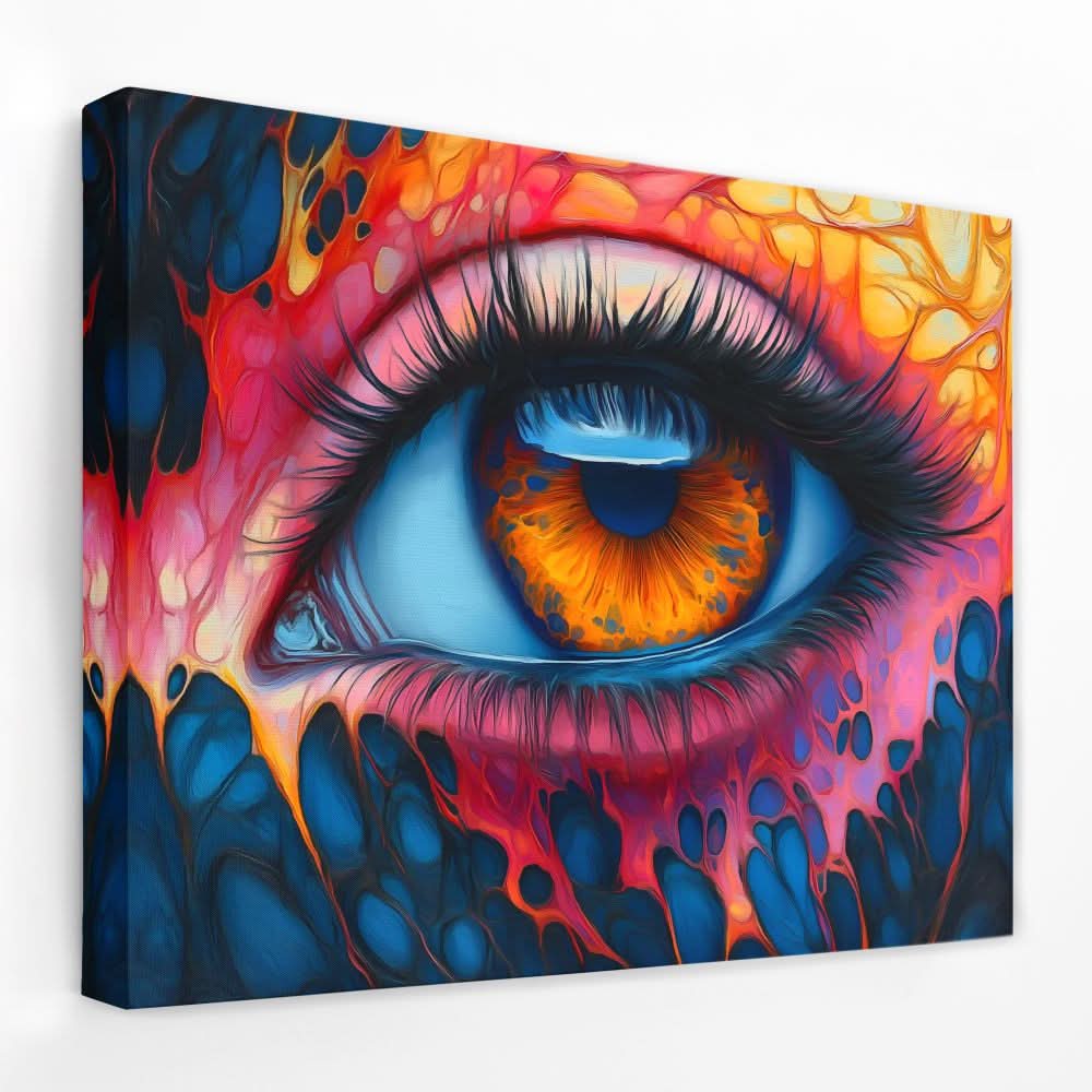 Sad Chaos - Eye Canvas Wall Art