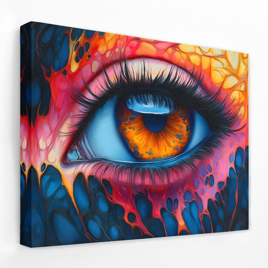 Sad Chaos - Eye Canvas Wall Art