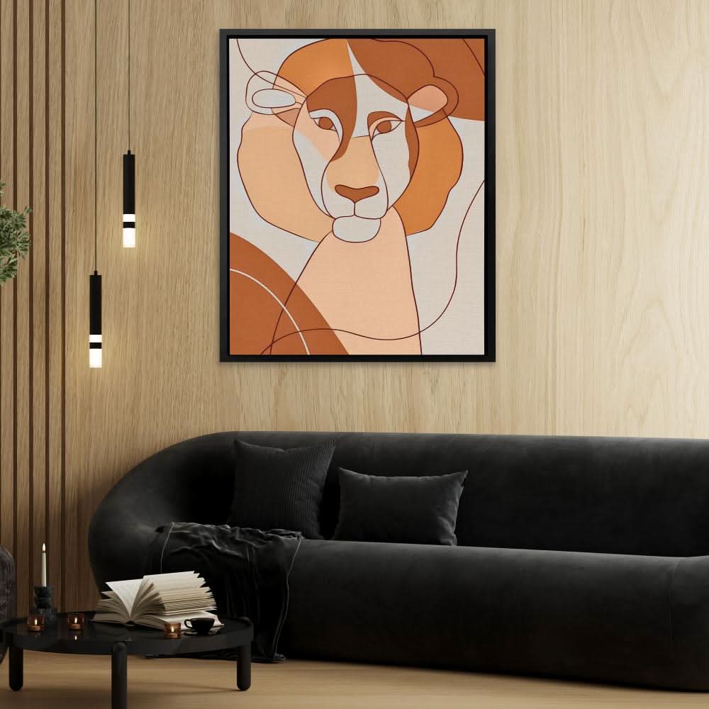 Safari King - Animals Art for Bedroom