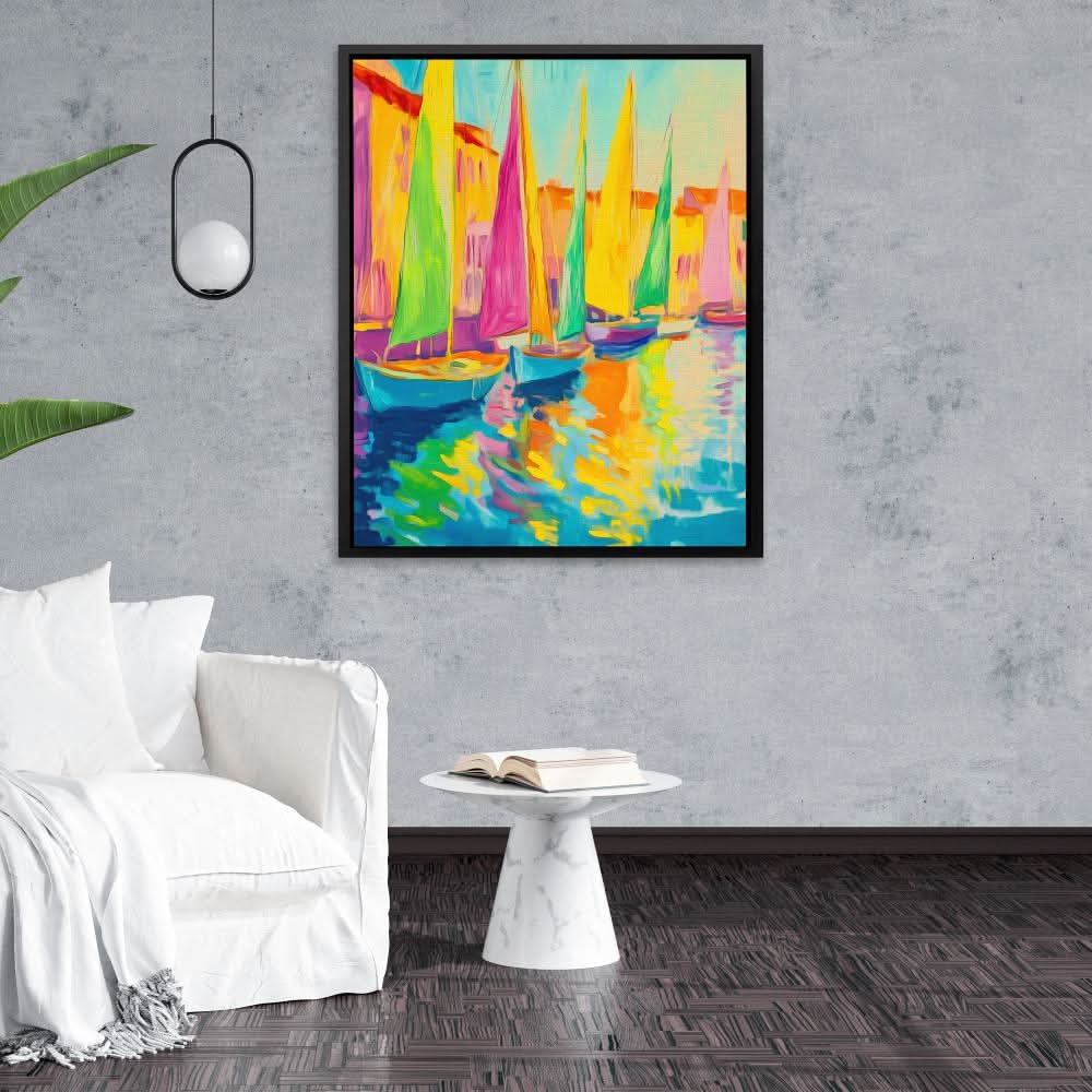 Sailing Spectrum - Large Canvas Print